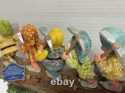 Disney Showcase Traditions Jim Shore Enesco Sept Nains Sur Le Chemin Du Retour B4