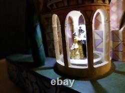 Disney Tradition Beauty And The Beast Castle Jim Shore Enesco Music Box Light Up