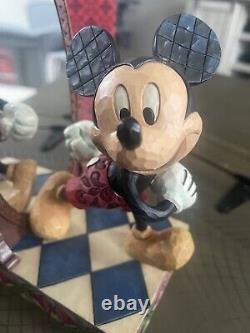 Disney Traditions 80 Ans De Rire Mickey Mouse Jim Shore Figurine Avec Boîte