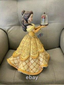 Disney Traditions Belle Deluxe A Rare Rose Jim Shore Figurine Nib Livraison Gratuite