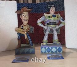 Disney Traditions Buzz & Woody Jim Shore Enesco Howdy Partner & To Infinity & Be