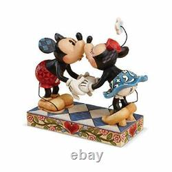 Disney Traditions By Jim Shore Mickey Mouse Kissing Minnie Stone Resin Figurine