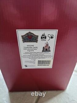 Disney Traditions Château de Cendrillon Jim Shore 50e Anniversaire Walt Disney World