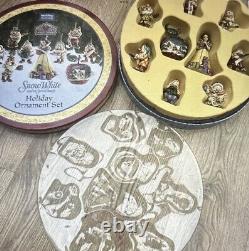 Disney Traditions Enesco Blanche-Neige Les 7 Nains Décorations de Sapin de Noël Neuf dans leur Boîte