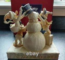 Disney Traditions Frosty Friendship Ornement De Noël White Woodland Mickey
