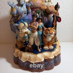 Disney Traditions Jim Shore Aladdin Génie Jasmine Rajah Jafar Abu Sultan étiquette Ndw
