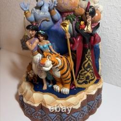 Disney Traditions Jim Shore Aladdin Génie Jasmine Rajah Jafar Abu Sultan étiquette Ndw