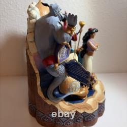 Disney Traditions Jim Shore Aladdin Génie Jasmine Rajah Jafar Abu Sultan étiquette Ndw