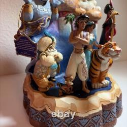 Disney Traditions Jim Shore Aladdin Génie Jasmine Rajah Jafar Abu Sultan étiquette Ndw