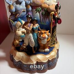 Disney Traditions Jim Shore Aladdin Génie Jasmine Rajah Jafar Abu Sultan étiquette Ndw