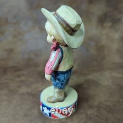 Disney Traditions Jim Shore Bienvenue en Amérique 4055425 Jeune Cowboy Enesco