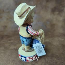 Disney Traditions Jim Shore Bienvenue en Amérique 4055425 Jeune Cowboy Enesco
