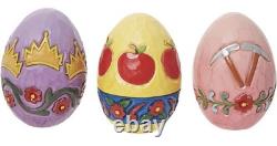 Disney Traditions Jim Shore Blanche-Neige avec panier et 3 œufs, neuf en boîte, magnifique