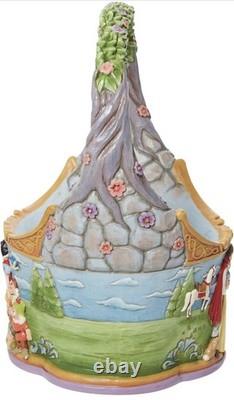 Disney Traditions Jim Shore Blanche-Neige avec panier et 3 œufs, neuf en boîte, magnifique