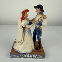 Disney Traditions Jim Shore Bonheur conjugal Ariel et Éric Figurine de mariage 4056749