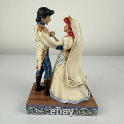 Disney Traditions Jim Shore Bonheur conjugal Ariel et Éric Figurine de mariage 4056749