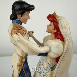 Disney Traditions Jim Shore Bonheur conjugal Ariel et Éric Figurine de mariage 4056749