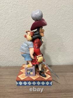 Disney Traditions Jim Shore Capitaine Crochet et Monsieur Mouche Attention 4009042 avec boîte