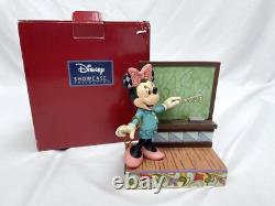 Disney Traditions Jim Shore Classe Exemplaire Minnie Mouse Enseignante Tableau Noir