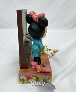 Disney Traditions Jim Shore Classe Exemplaire Minnie Mouse Enseignante Tableau Noir