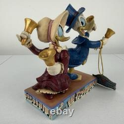 Disney Traditions Jim Shore Donald Duck Daisy figurine Chiming In 4051977 Enesco