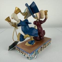 Disney Traditions Jim Shore Donald Duck Daisy figurine Chiming In 4051977 Enesco