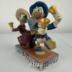 Disney Traditions Jim Shore Donald Duck Daisy figurine Chiming In 4051977 Enesco