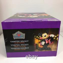 Disney Traditions Jim Shore Enesco Halloween Vampire Mickey Figurine 17 Neuve