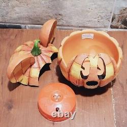 Disney Traditions Jim Shore Enesco Porte-bougie Mickey Mouse Joyeux Halloween