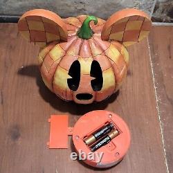 Disney Traditions Jim Shore Enesco Porte-bougie Mickey Mouse Joyeux Halloween