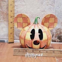 Disney Traditions Jim Shore Enesco Porte-bougie Mickey Mouse Joyeux Halloween