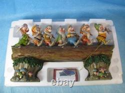 Disney Traditions Jim Shore Enesco Sept Nains Retour à la Maison 4005434 SIGNÉ