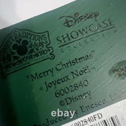 Disney Traditions Jim Shore Figurine Joyeux Noël Mickey Minnie 6002840 NOB
