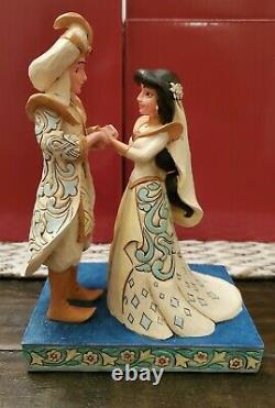 Disney Traditions Jim Shore Jasmine & Aladdin Mariage Un Souhait Devenu Réalité