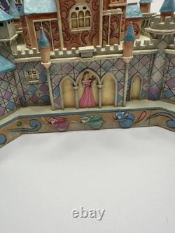 Disney Traditions Jim Shore Le Château du Vrai Amour 4011140 Figurine avec Boîte Aurora