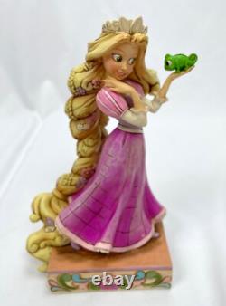 Disney Traditions Jim Shore Loyauté et amour Raiponce Pascal Figurine Princesse