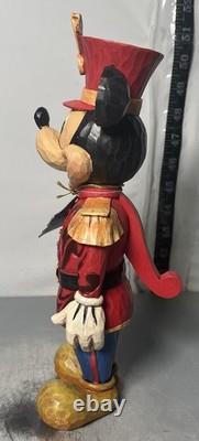 Disney Traditions/Jim Shore MICKEY SALUTATIONS Casse-Noisette WD SHOWCASE COL. RARE
