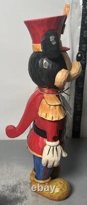 Disney Traditions/Jim Shore MICKEY SALUTATIONS Casse-Noisette WD SHOWCASE COL. RARE