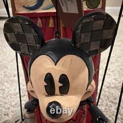 Disney Traditions Jim Shore Marionnette Mickey défectueux avec support Boîte 40 G3D