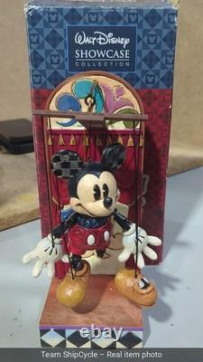 Disney Traditions Jim Shore Marionnette Mickey défectueux avec support Boîte 40 G3D