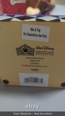 Disney Traditions Jim Shore Marionnette Mickey défectueux avec support Boîte 40 G3D