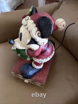 Disney Traditions Jim Shore Mickey Mouse Ensemble de Joie des Fêtes Boîte à Tiroir 13''