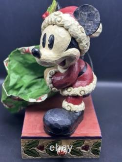Disney Traditions Jim Shore Mickey Mouse Ensemble de Joie des Fêtes Boîte à Tiroir de 13''