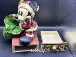 Disney Traditions Jim Shore Mickey Mouse Ensemble de Joie des Fêtes Boîte à Tiroir de 13''
