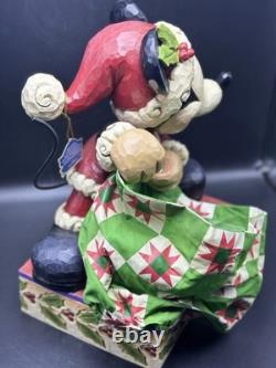 Disney Traditions Jim Shore Mickey Mouse Ensemble de Joie des Fêtes Boîte à Tiroir de 13''