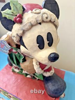Disney Traditions Jim Shore Mickey Mouse Ensemble de joie de Noël 13'