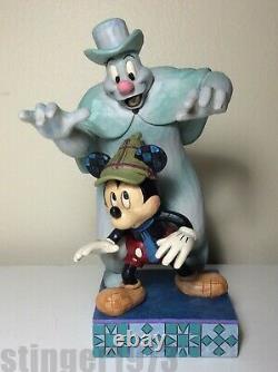 Disney Traditions Jim Shore Mickey Mouse Lonesome Ghost Spooked Glows