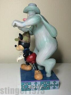Disney Traditions Jim Shore Mickey Mouse Lonesome Ghost Spooked Glows