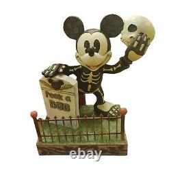 Disney Traditions Jim Shore Peek-a-boo Mickey Halloween Glow In The Dark 4011043