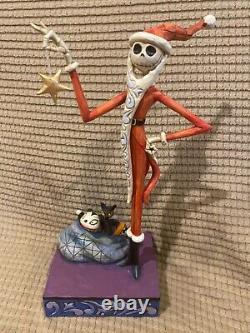 Disney Traditions Jim Shore Père Noël Jack Arrive en Ville SUPER RARE